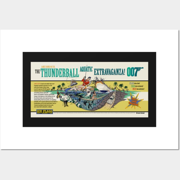 THUNDERBALL AQUATIC EXTRAVAGANZA Wall Art by MattGourley